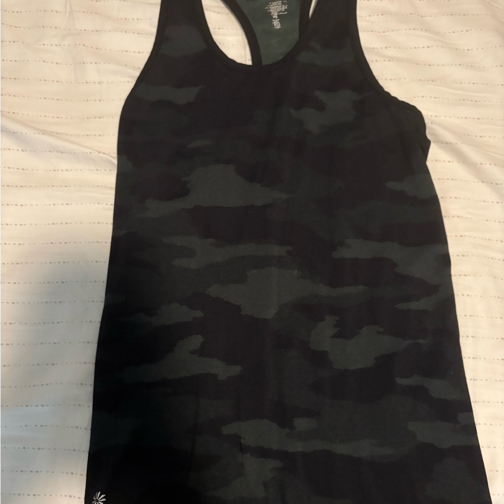 Athleta Black Camo Tank Top